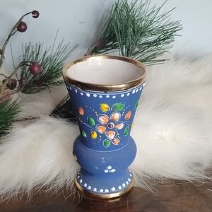 S.A.Leart Co. Blue Floral Vase
